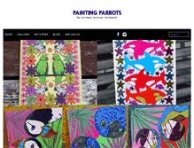 Tablet Screenshot of paintingparrots.com